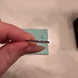 February Birthstone Stacking Ring